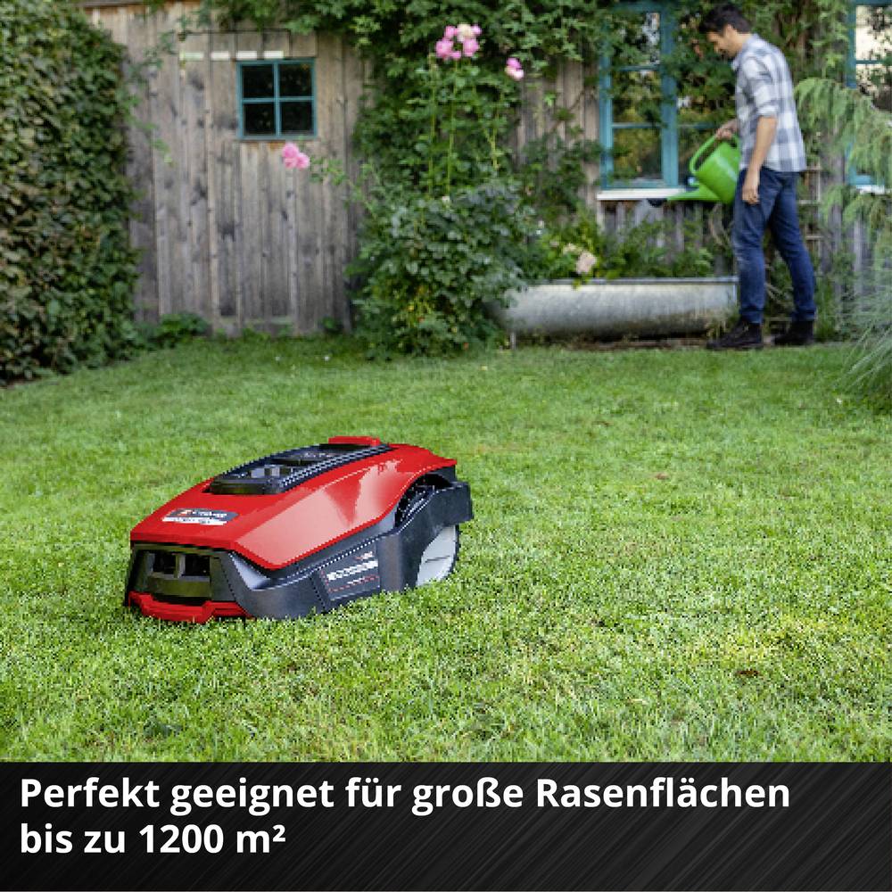 Tondeuse robot Einhell Expert FREELEXO 1200 LCD BT + batterie 5.2Ah