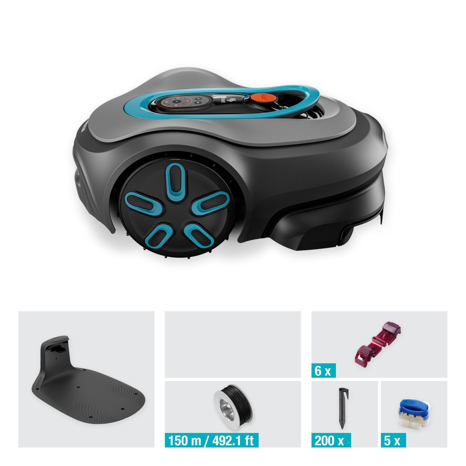 Tondeuse robot Gardena smart Sileno pro 600 (Gardena 19802-20)