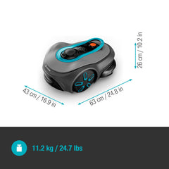 Tondeuse robot Gardena smart Sileno free 1200 (19923-20)