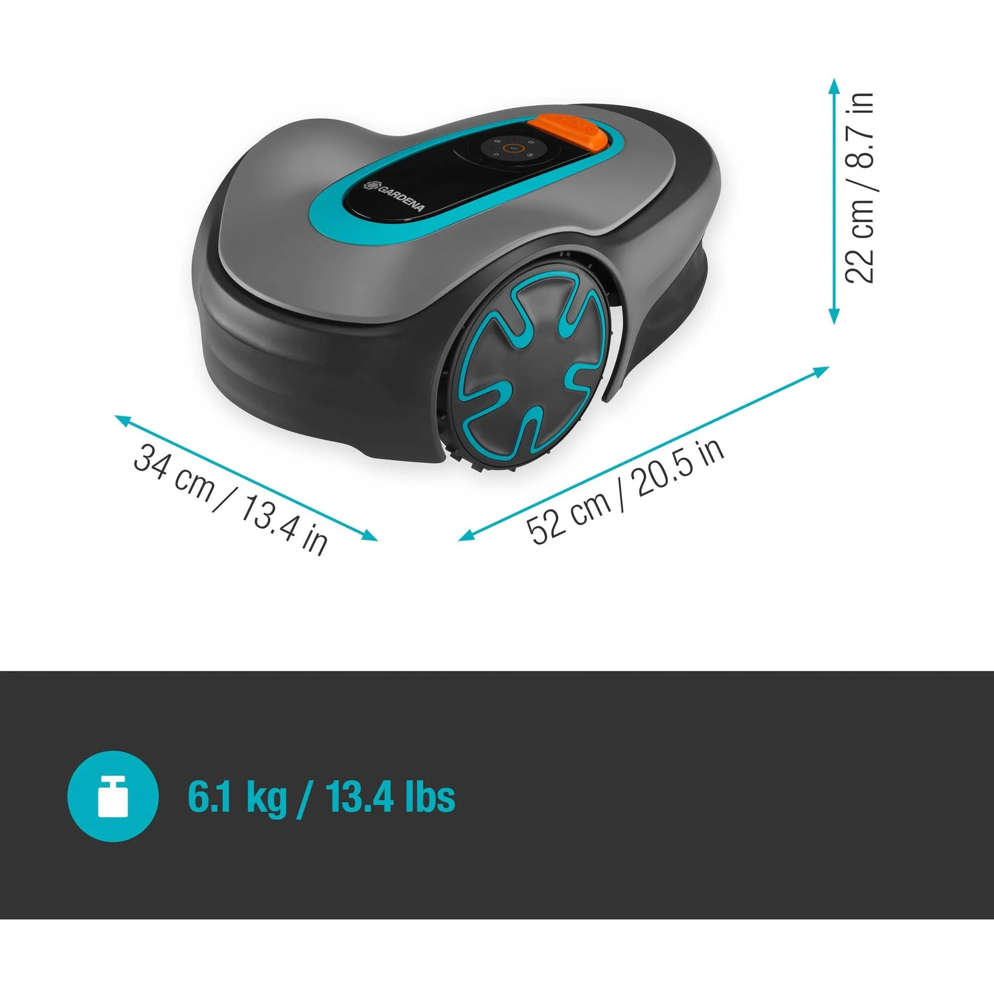 Tondeuse robot Gardena Sileno minimo 500 (Gardena 15202-20)