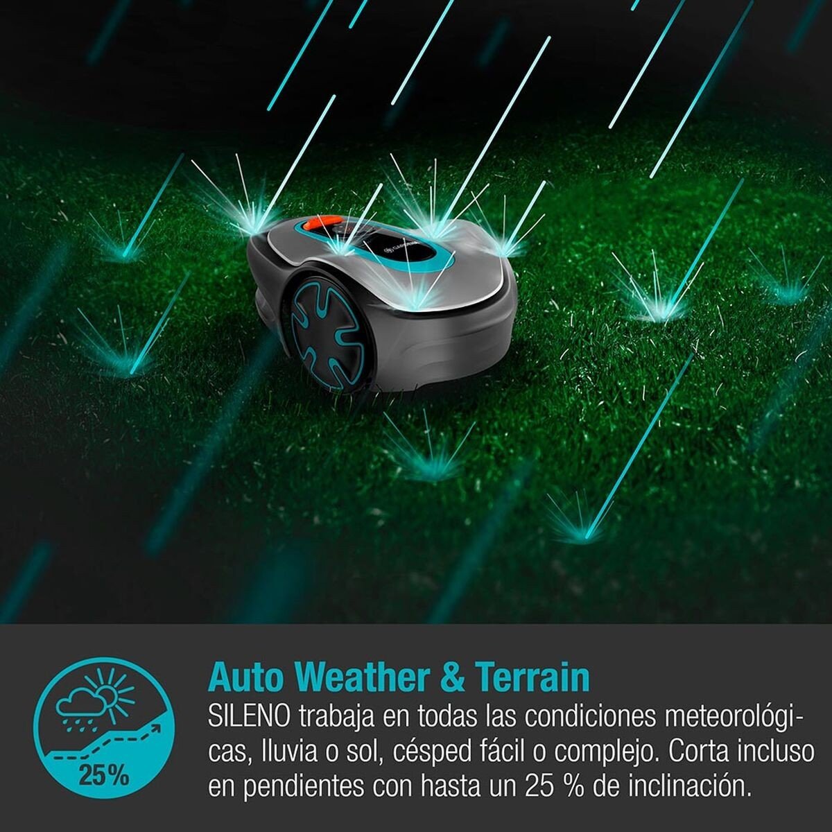 Tondeuse robot Gardena Sileno minimo 250 (Gardena 15201-34)