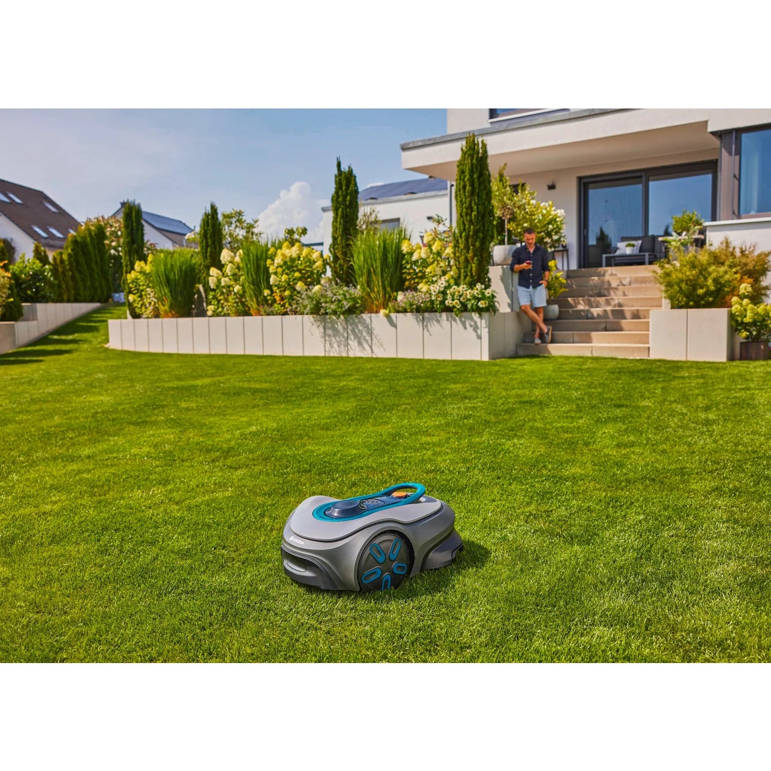 Tondeuse robot Gardena smart Sileno free 600 (Gardena 19921-20)