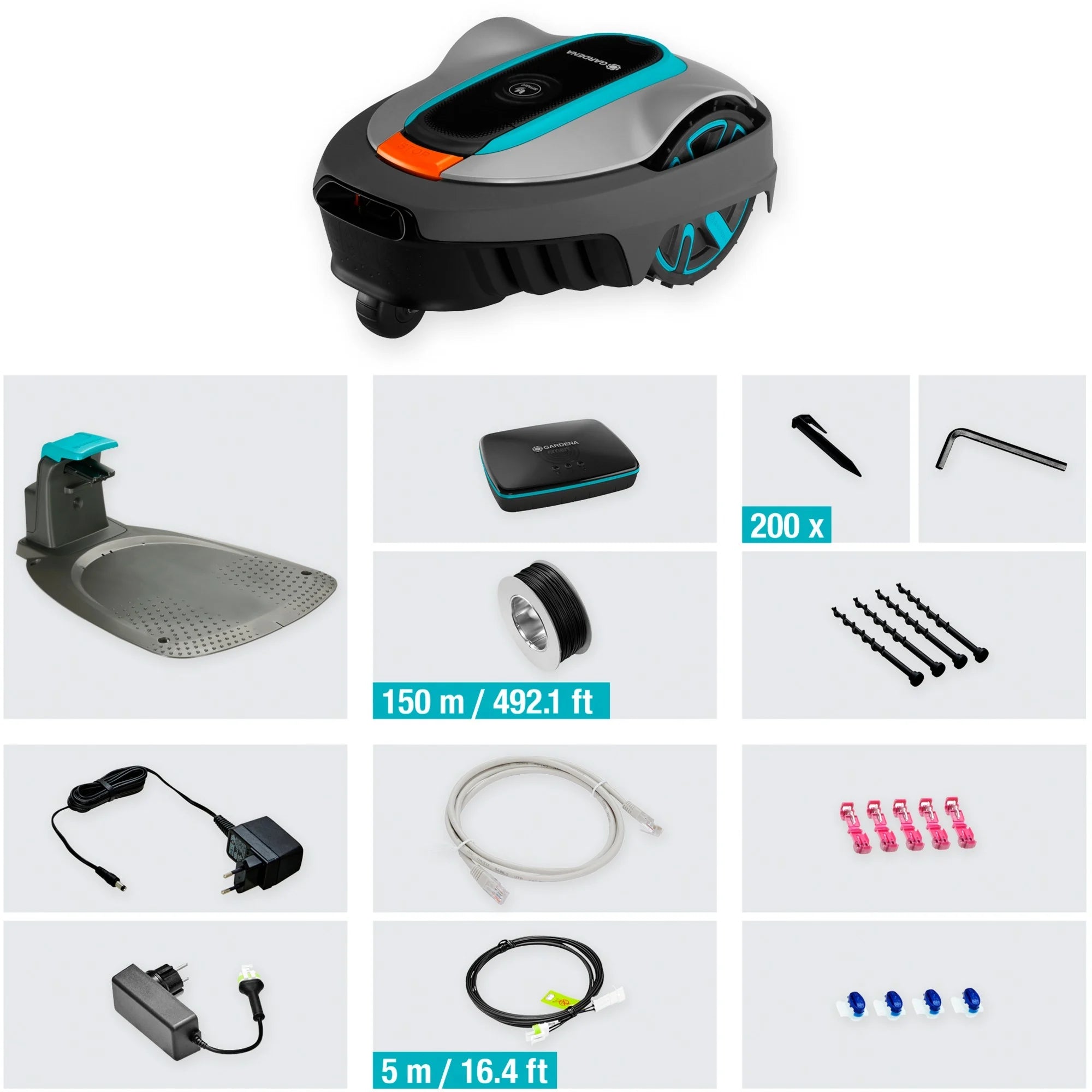 Tondeuse robot Gardena smart Sileno city 400 (Gardena 19605-60)