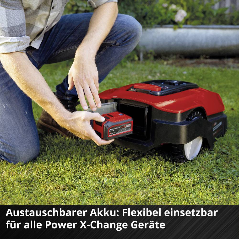 Tondeuse robot Einhell Expert FREELEXO 1200 LCD BT + batterie 5.2Ah