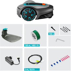 Tondeuse robot Gardena Sileno minimo 500 (Gardena 15202-20)