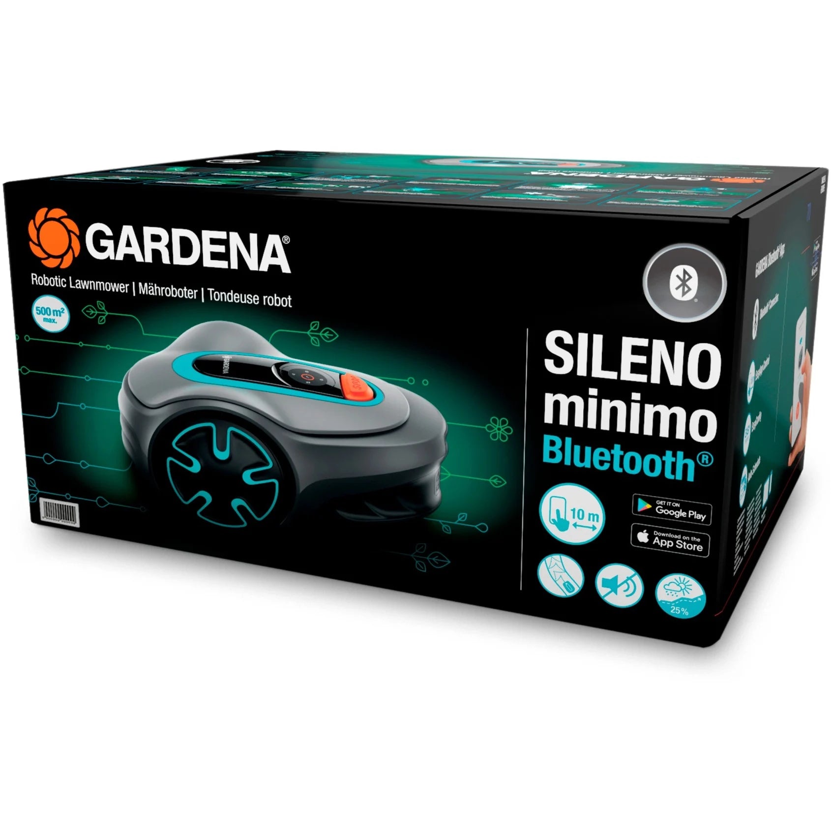 Tondeuse robot Gardena Sileno minimo 500 (Gardena 15202-20)