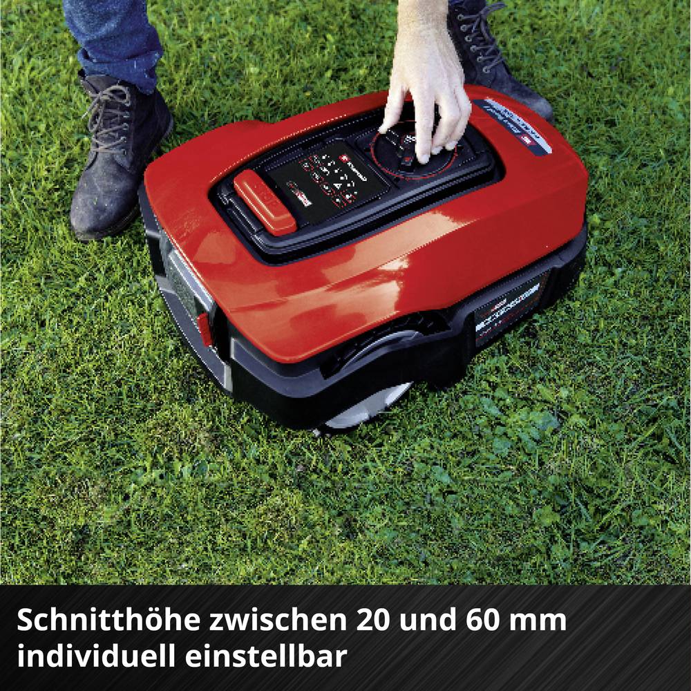 Tondeuse robot Einhell Expert FREELEXO 1200 LCD BT + batterie 5.2Ah