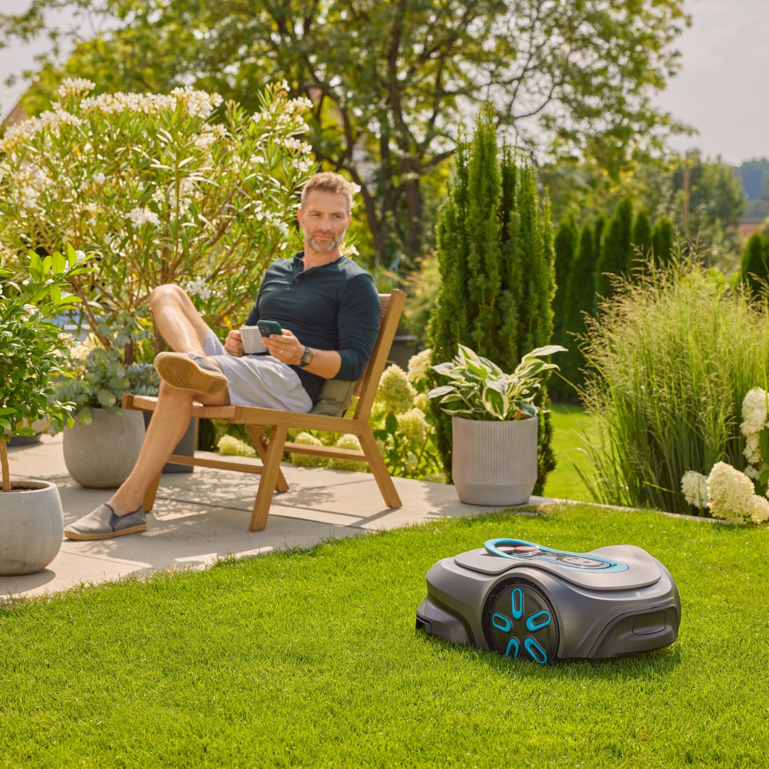 Tondeuse robot Gardena smart Sileno pro 600 (Gardena 19802-20)
