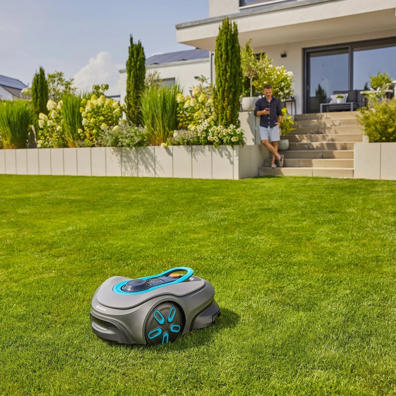 Tondeuse robot Gardena smart Sileno free 600 (Gardena 19921-20)