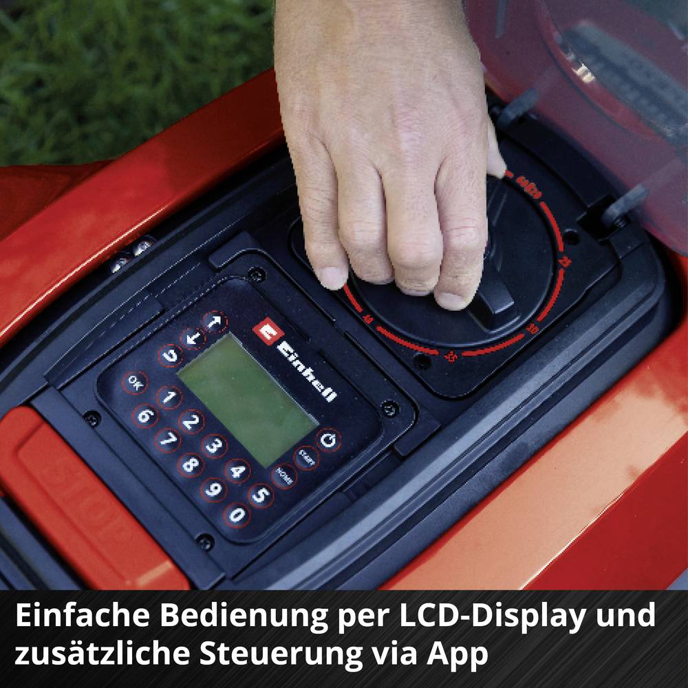 Tondeuse robot Einhell Expert FREELEXO 1200 LCD BT + batterie 5.2Ah