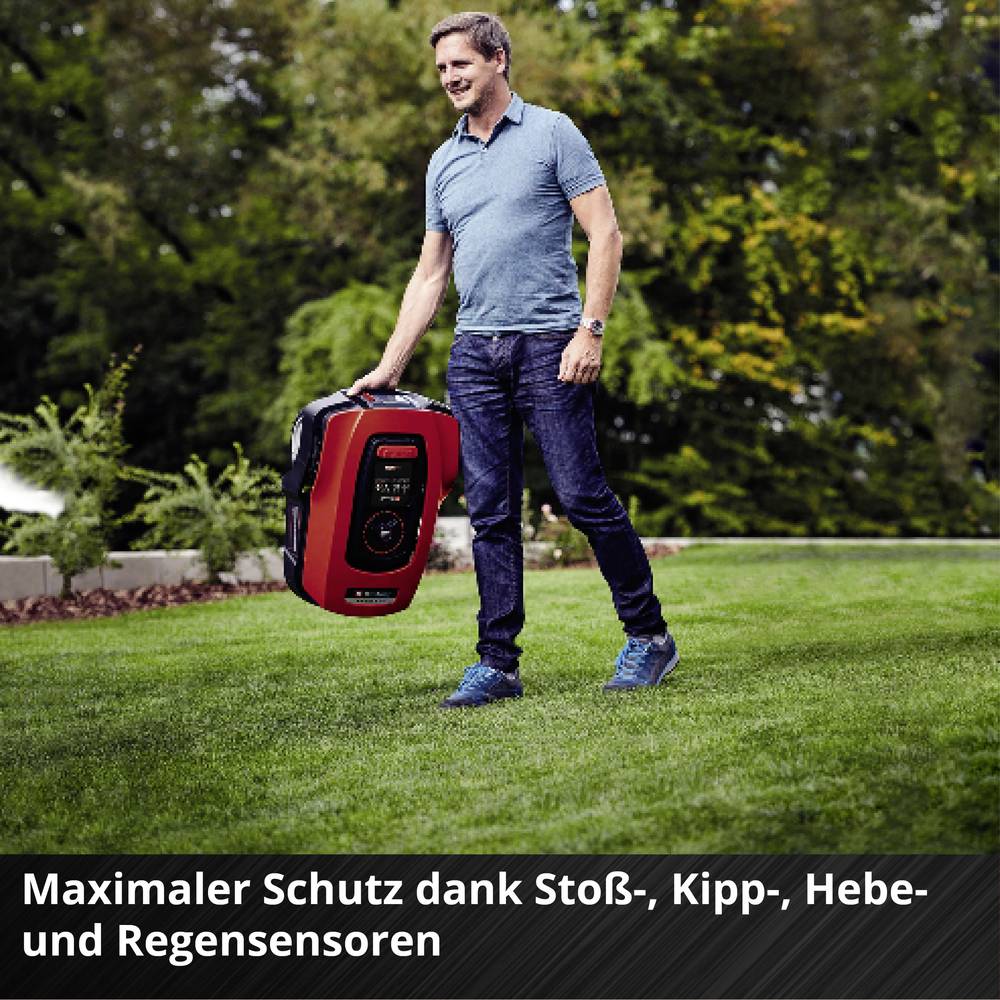 Tondeuse robot Einhell Expert FREELEXO 1200 LCD BT + batterie 5.2Ah