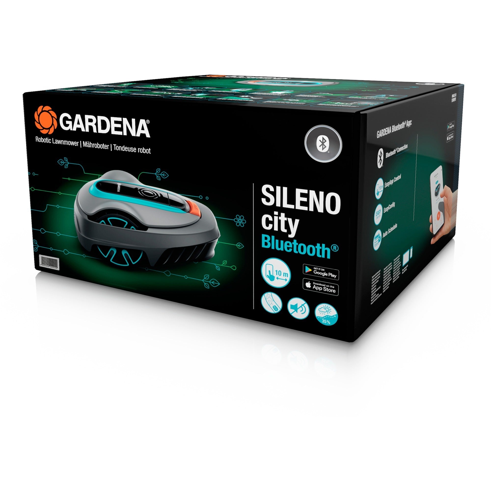 Tondeuse robot Gardena Sileno city 600 (Gardena 15010-20)